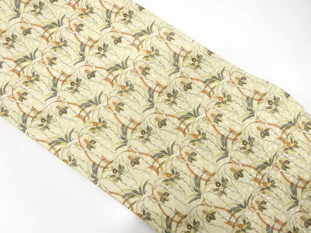 JAPANESE FUKURO OBI / WOVEN FLOWER